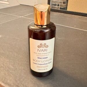 New IVARI Blue Ocean‎ Body Lotion Eco Spa Treatment Biodegradable 4oz
